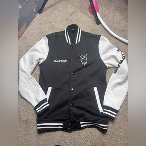PLAYBOY Black and White Striped Jacket